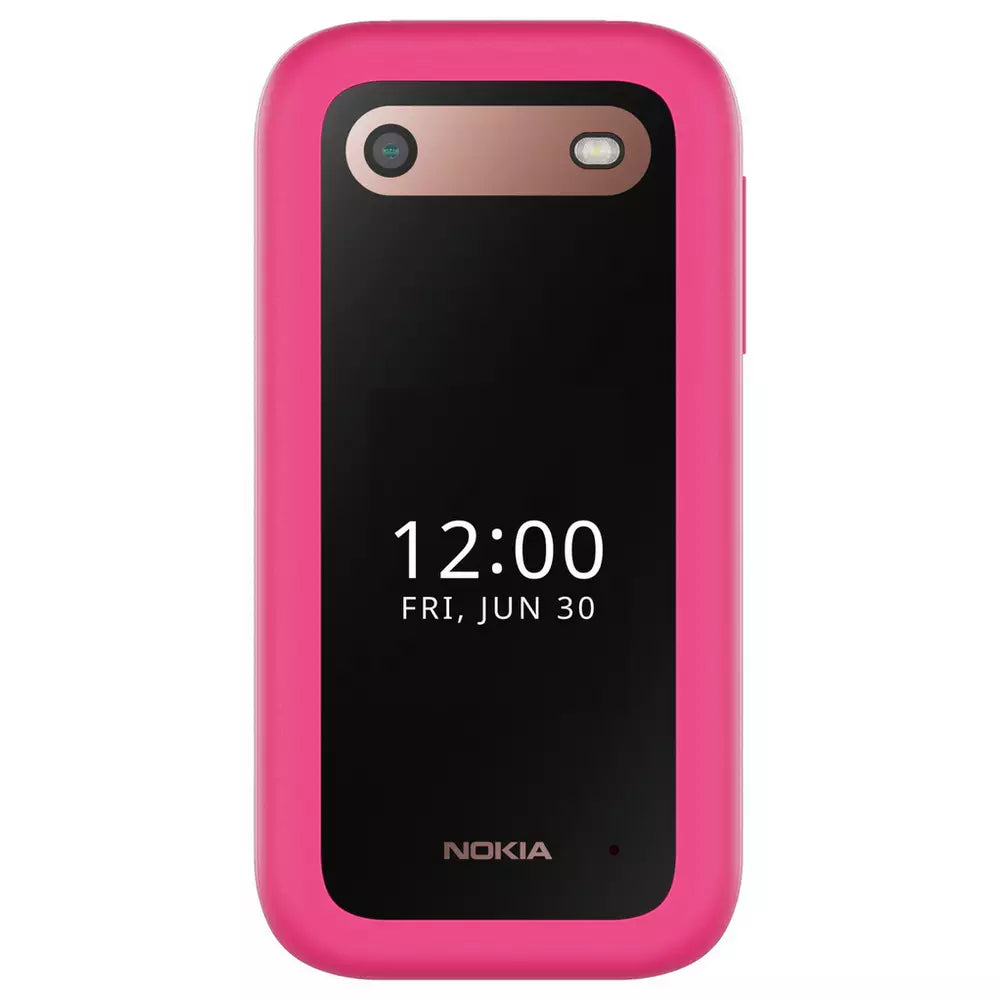 SIM Free Nokia 2660 Flip Mobile Phone - Pink