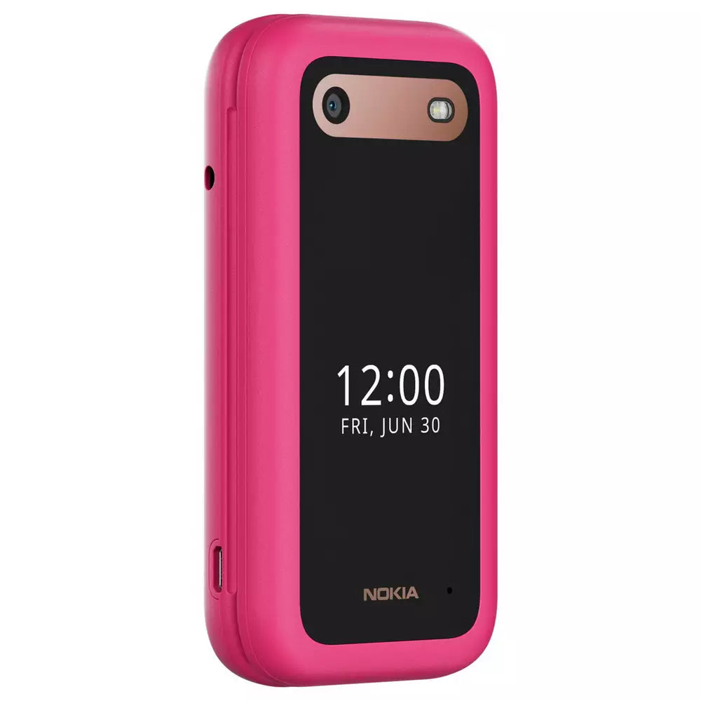 SIM Free Nokia 2660 Flip Mobile Phone - Pink