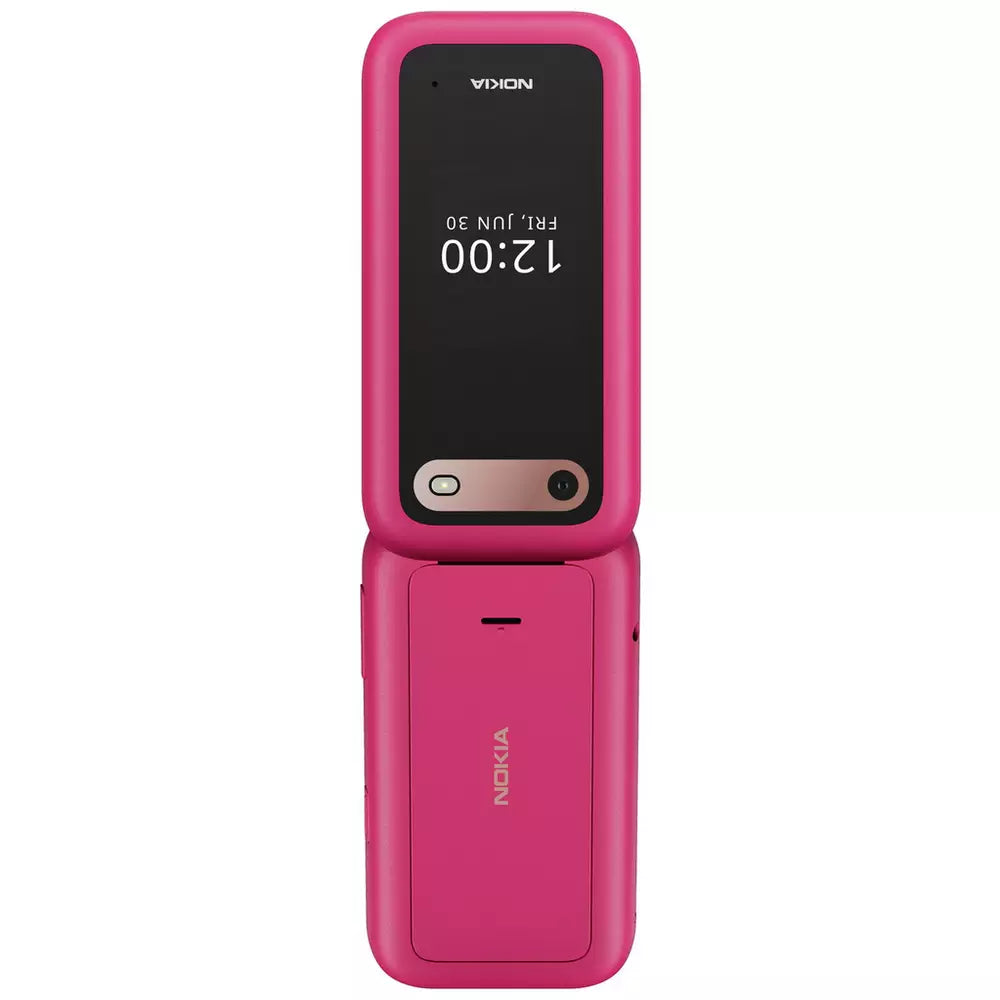 SIM Free Nokia 2660 Flip Mobile Phone - Pink