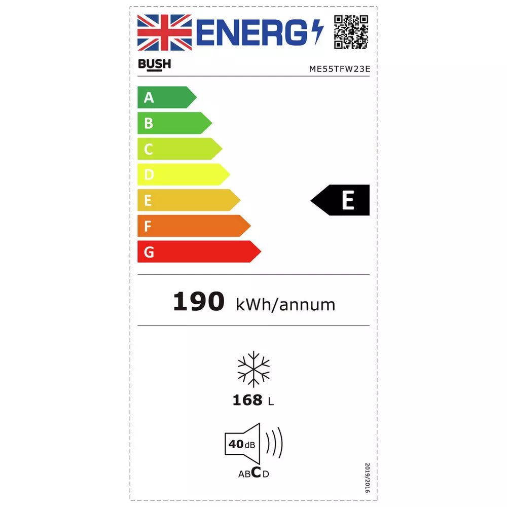 Bush ME55TFW23E Tall Freezer - White