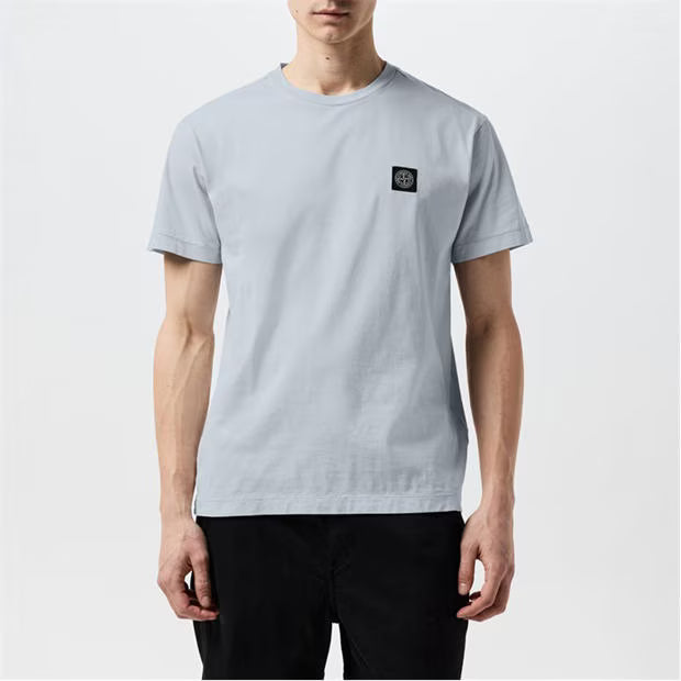 STONE ISLAND Men's Cotton Compass Logo Patch T-Shirt