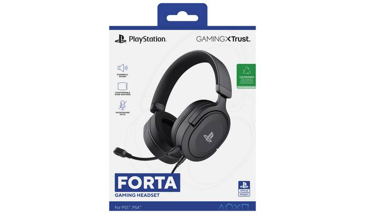 Trust GXT 498 Forta PS5 Wired Gaming Headset - Black
