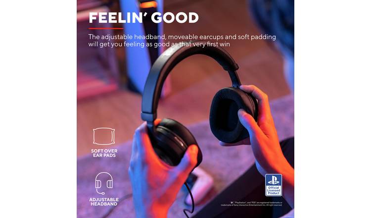 Trust GXT 498 Forta PS5 Wired Gaming Headset - Black