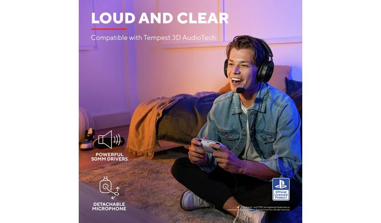 Trust GXT 498 Forta PS5 Wired Gaming Headset - Black