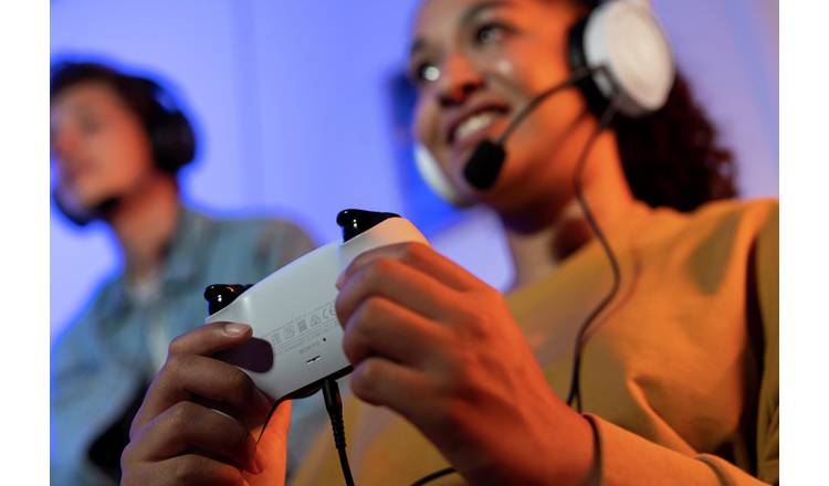 Trust GXT 498 Forta PS5 Wired Gaming Headset - White