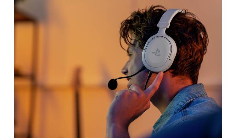 Trust GXT 498 Forta PS5 Wired Gaming Headset - White