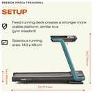 Reebok FR20z Treadmill with Incline and Bluetooth