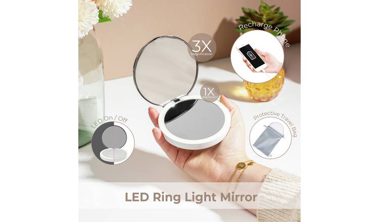 STYLPRO Flip And Charge Powerbank Compact Mirror