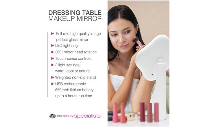 Rio Illuminated Flower Mirror