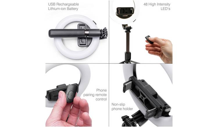 Rio Vlogging Tripod Ring Light