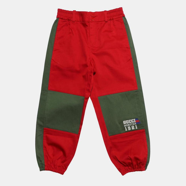 Gucci Kids' Straight Leg Trousers