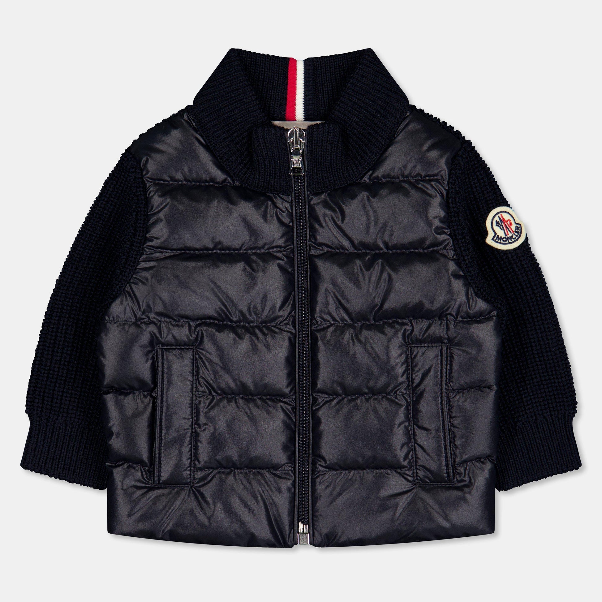 Moncler Kids' Quilted Weather Resistant Hybrid Jacket