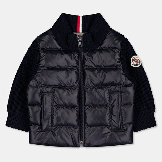 Moncler Kids' Quilted Weather Resistant Hybrid Jacket