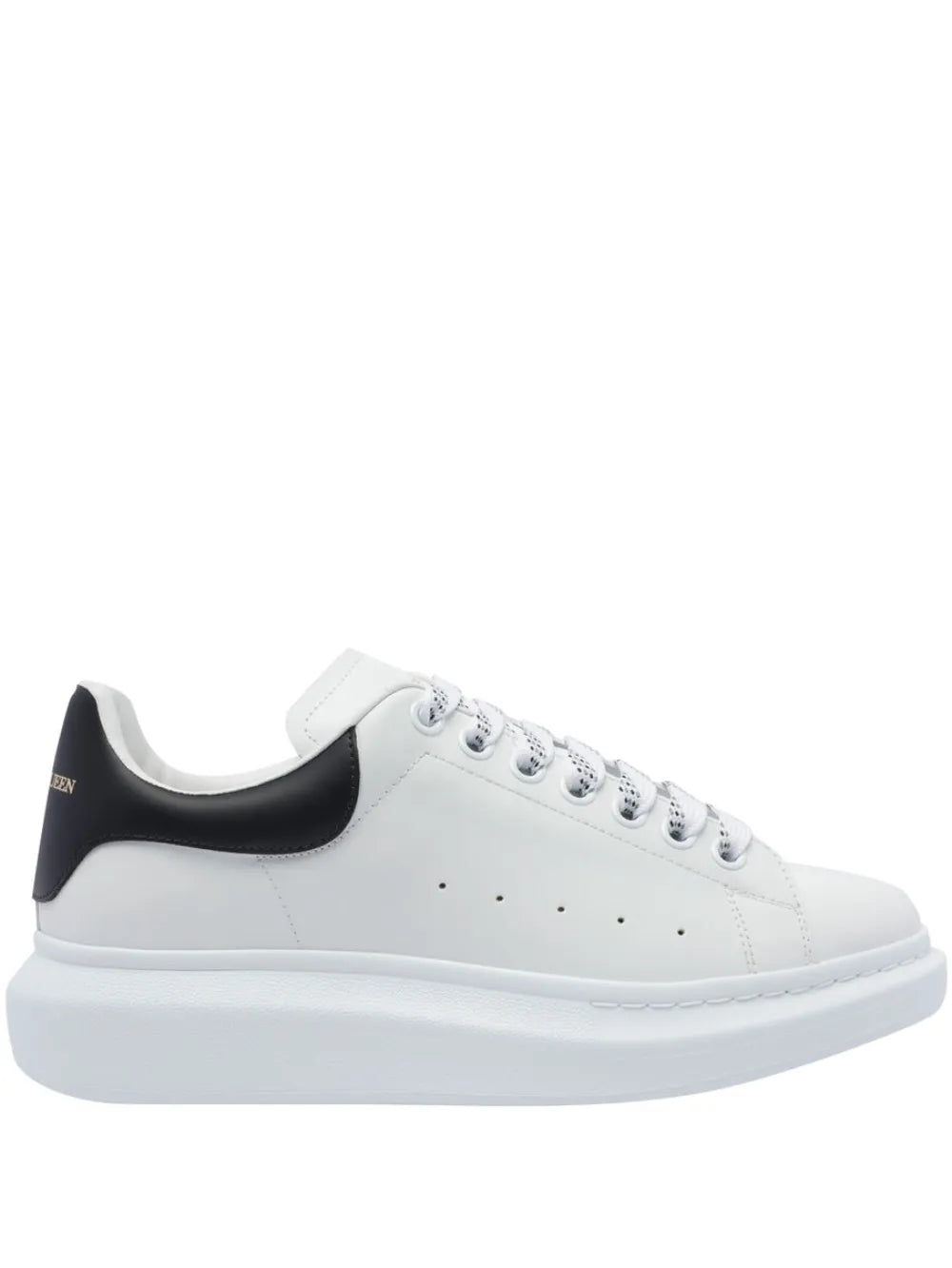 Alexander McQueen Oversized leather lace-up sneakers
