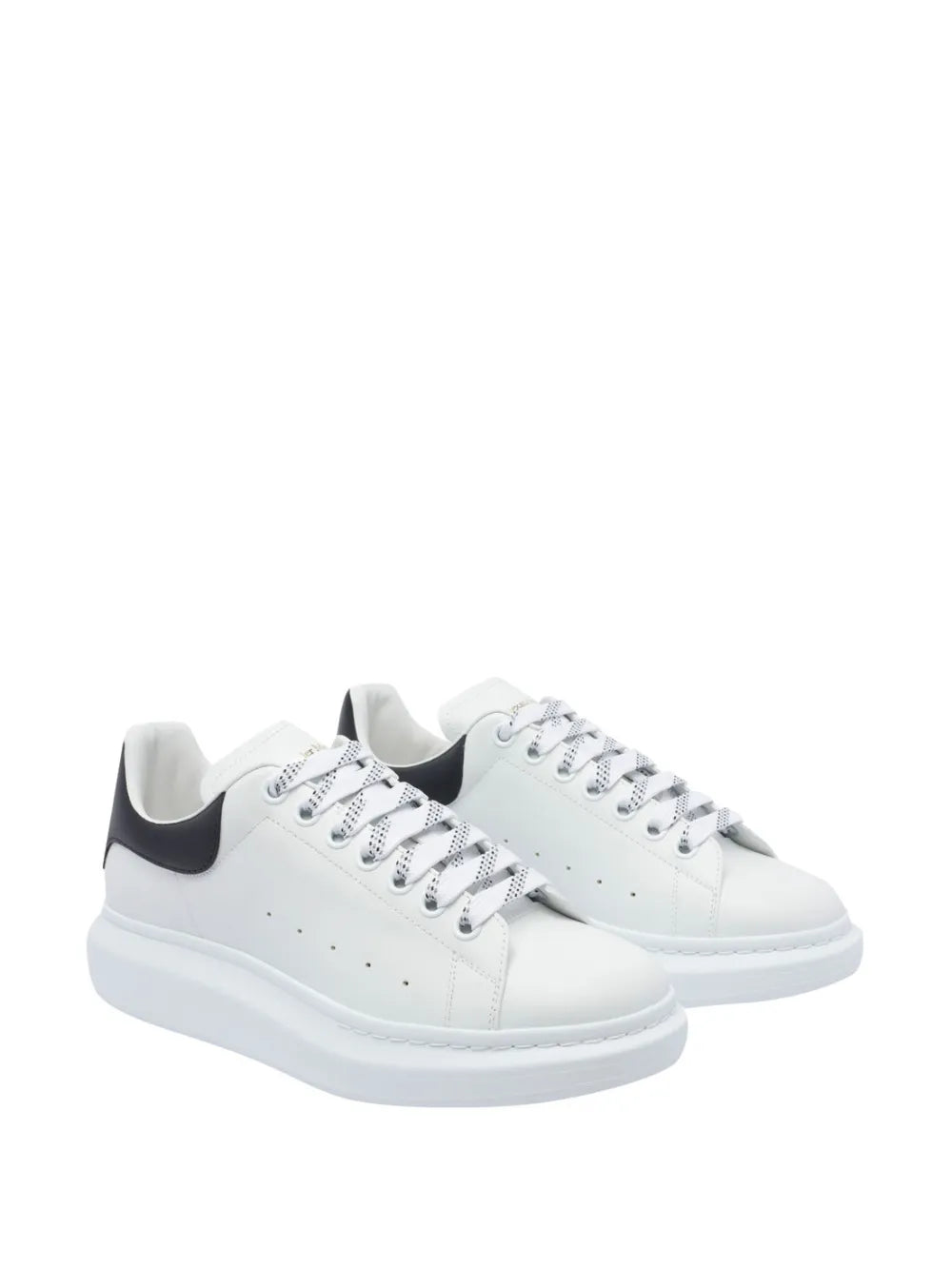 Alexander McQueen Oversized leather lace-up sneakers
