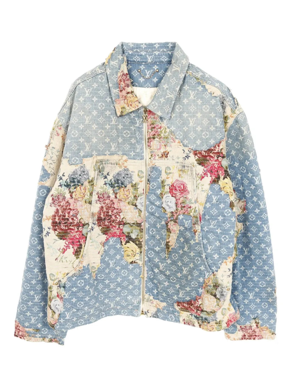 Louis Vuitton Pre-Owned 2010s Destroyed Workwear denim jacket