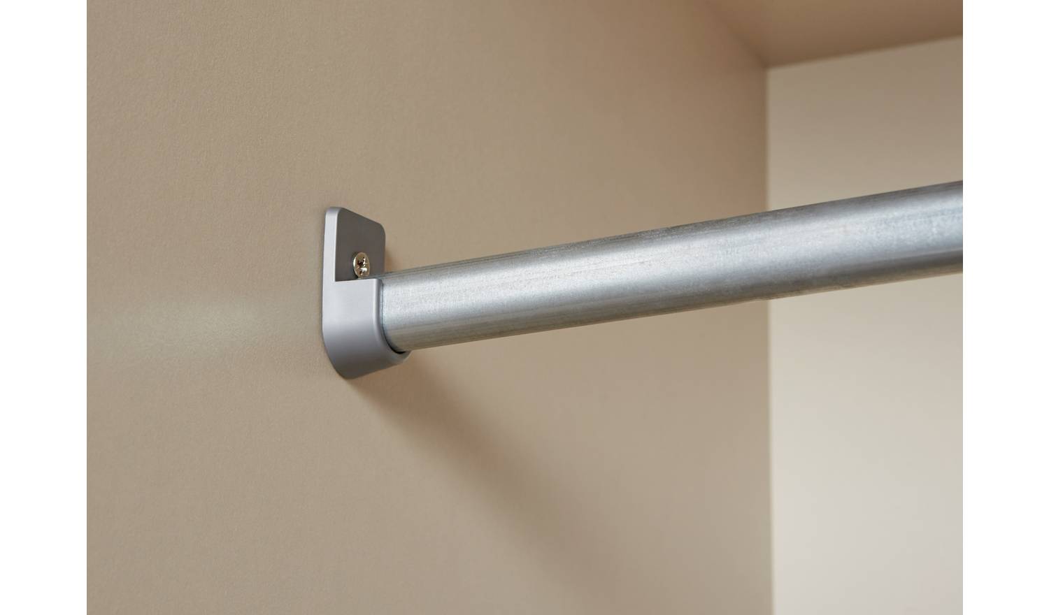 Habitat Atlas 1 Door Mirrored Tall Wardrobe - White