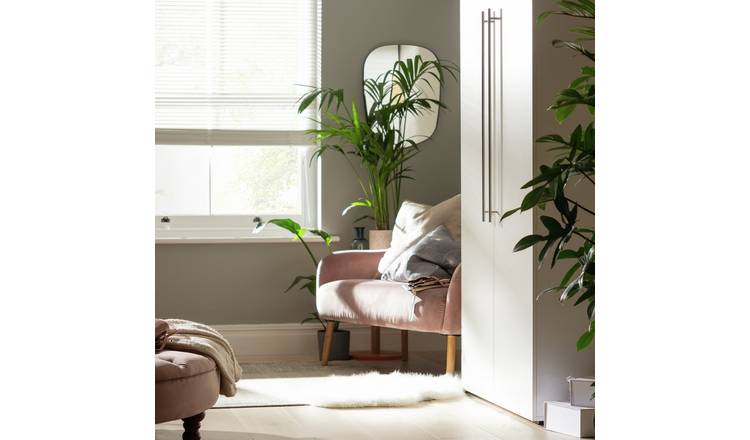 Habitat Atlas 2 Door Tall Wardrobe - White