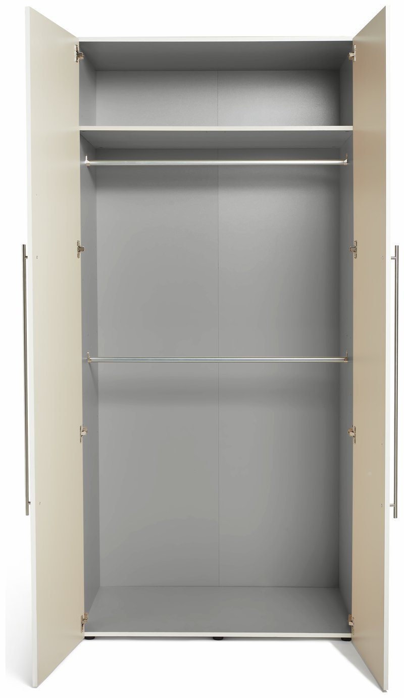 Habitat Atlas 2 Door Tall Wardrobe - White