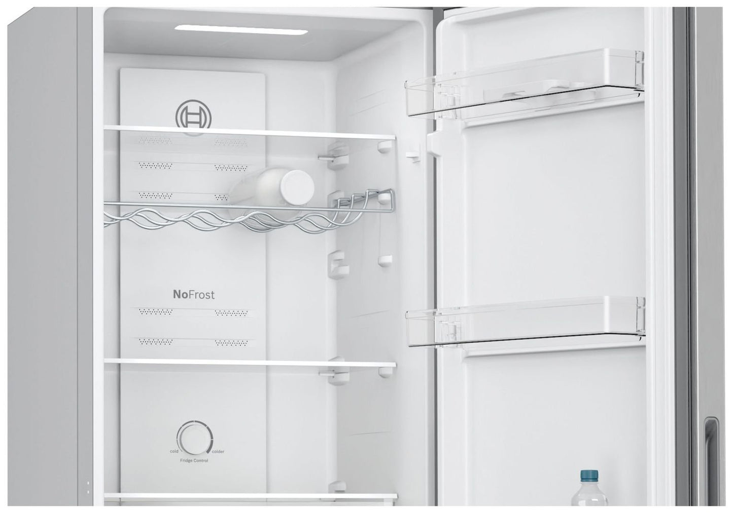 Bosch KGN27NLEAG Freestanding Fridge Freezer-Stainless Steel