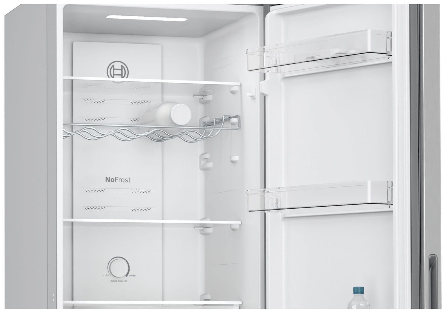 Bosch KGN27NLEAG Freestanding Fridge Freezer-Stainless Steel