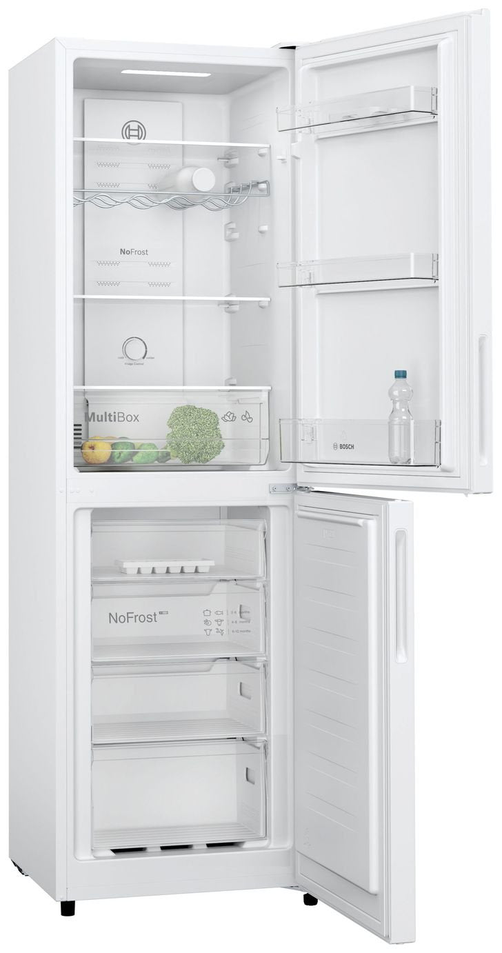 Bosch KGN27NWEAG Freestanding Fridge Freezer - White
