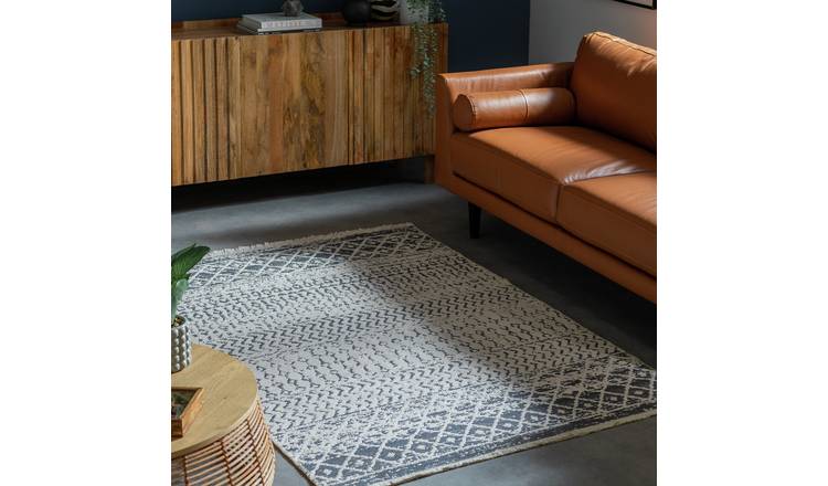 Habitat Reversible Flatweave Rug - 80x150cm