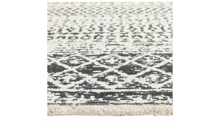 Habitat Reversible Flatweave Rug - 80x150cm