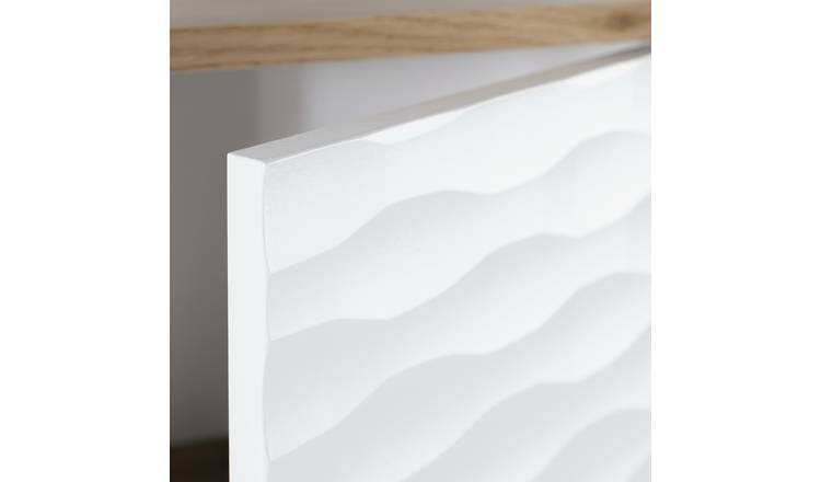 Habitat Zander Mirrored Cabinet - White