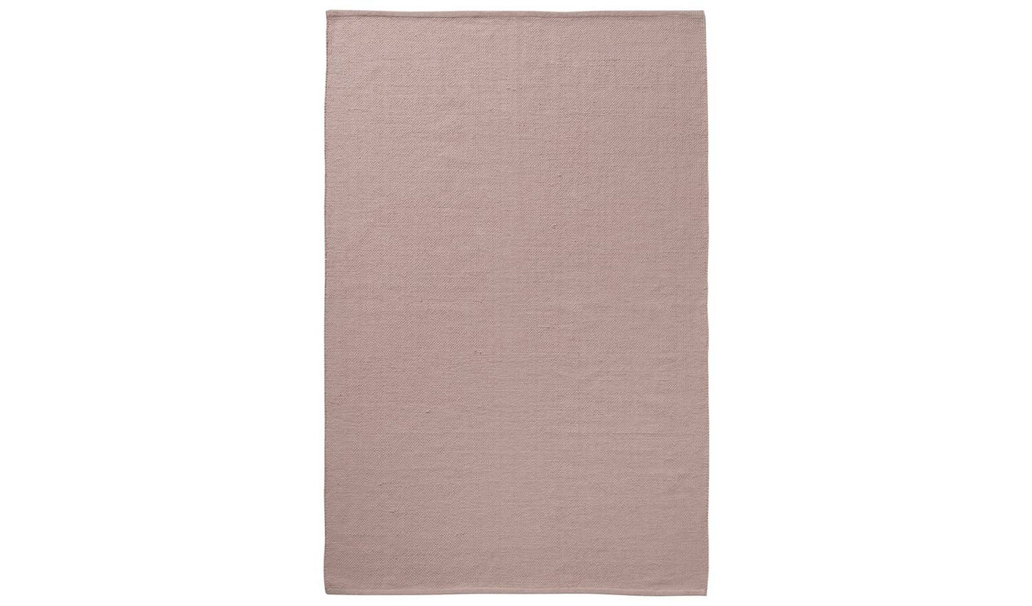Argos Home Plain Pink Cotton Flatweave Rug - 120x170cm