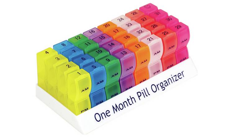 Aidapt Monthly Pill Organizer Box