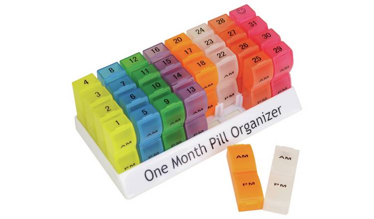 Aidapt Monthly Pill Organizer Box