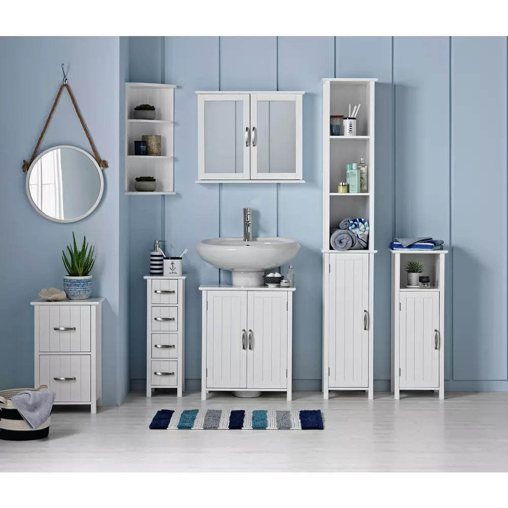 Argos Home 4 Drawer Bathroom Drawer Unit - White