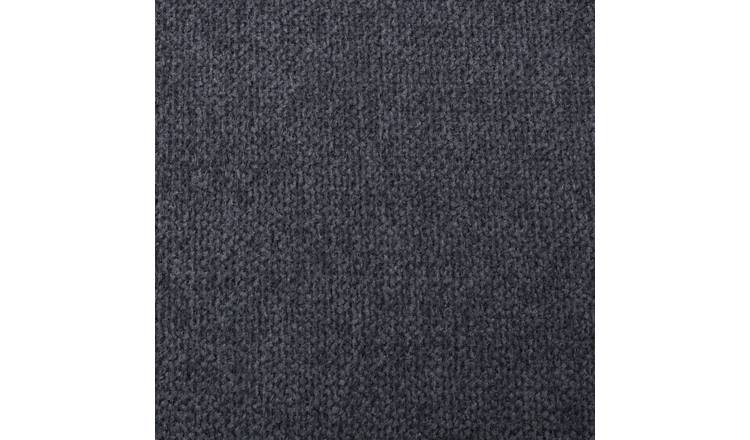 Argos Home Aleeza Fabric Left Hand Corner Sofa - Charcoal