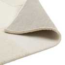 Habitat Checkerboard Natural Wool Cut Pile Rug - 160x230cm