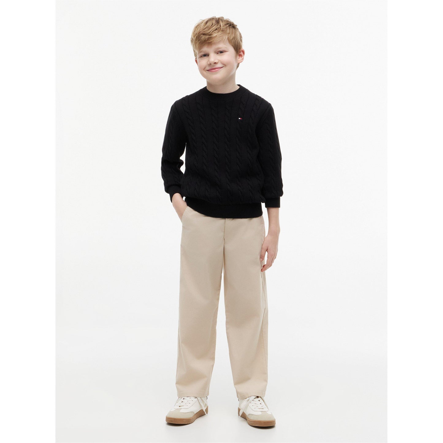 Tommy Hilfiger Kids' Cable Knit Jumper