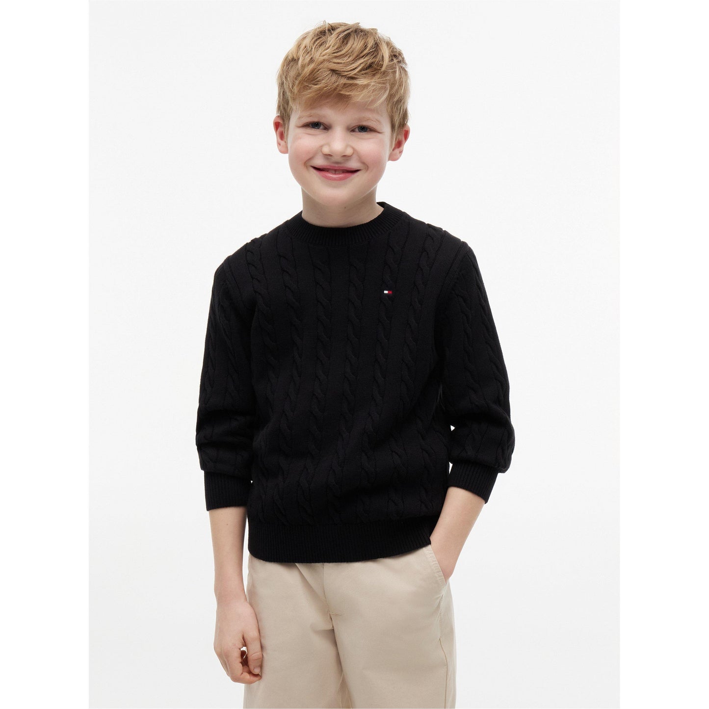 Tommy Hilfiger Kids' Cable Knit Jumper