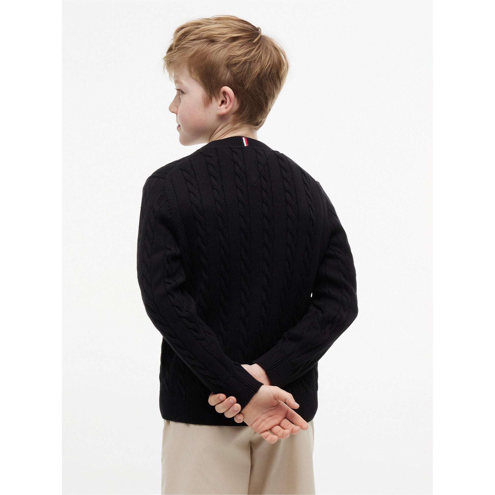 Tommy Hilfiger Kids' Cable Knit Jumper