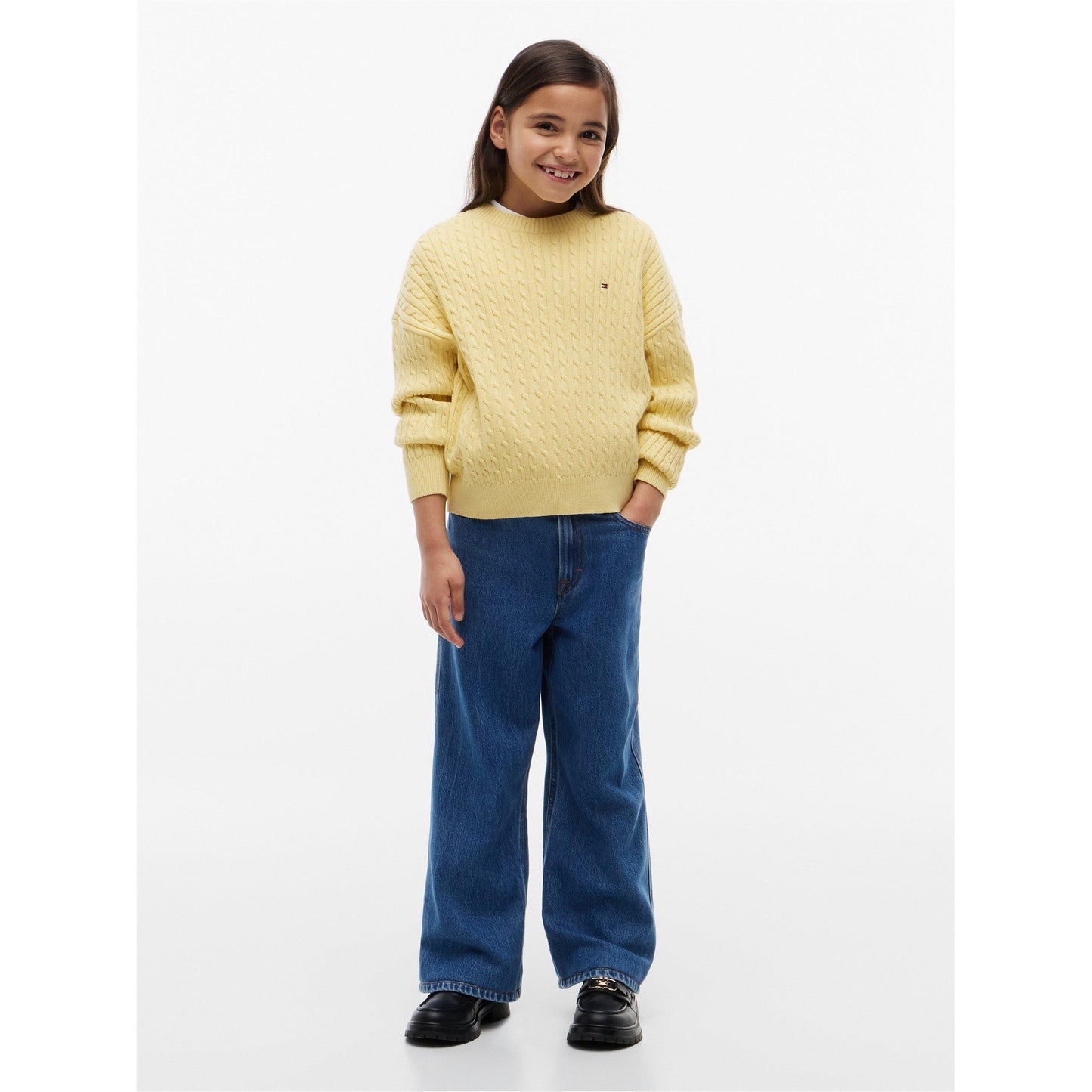 Tommy Hilfiger Kids' Wide Leg Jeans