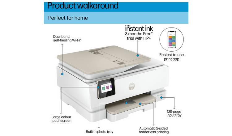 HP Envy Inspire 7920e Photo Printer & 3 Months Instant Ink