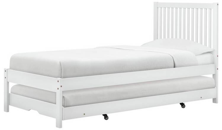 Birlea Buxton Single Bed Frame With Trundle - White