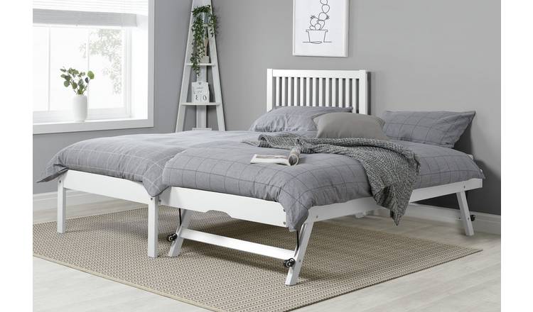 Birlea Buxton Single Bed Frame With Trundle - White