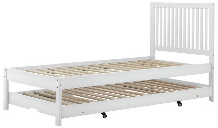 Birlea Buxton Single Bed Frame With Trundle - White