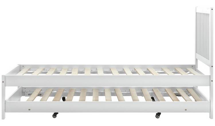 Birlea Buxton Single Bed Frame With Trundle - White