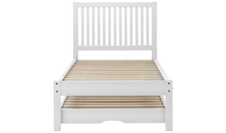 Birlea Buxton Single Bed Frame With Trundle - White