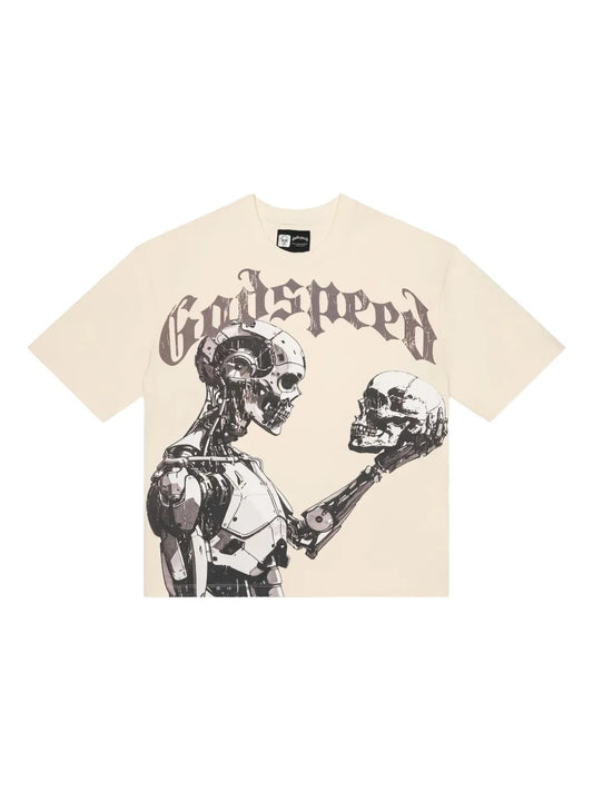 GODSPEED Mankind Vs Ai III crew-neck T-shirt