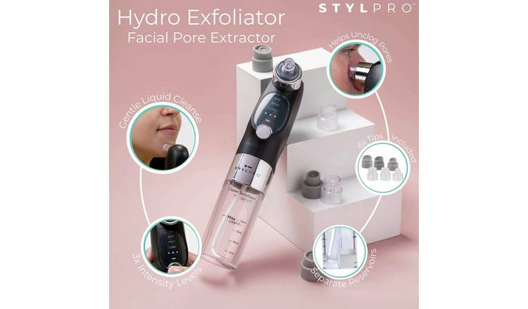 STYLPRO Rechargeable HydroExfoliator Handheld Massager