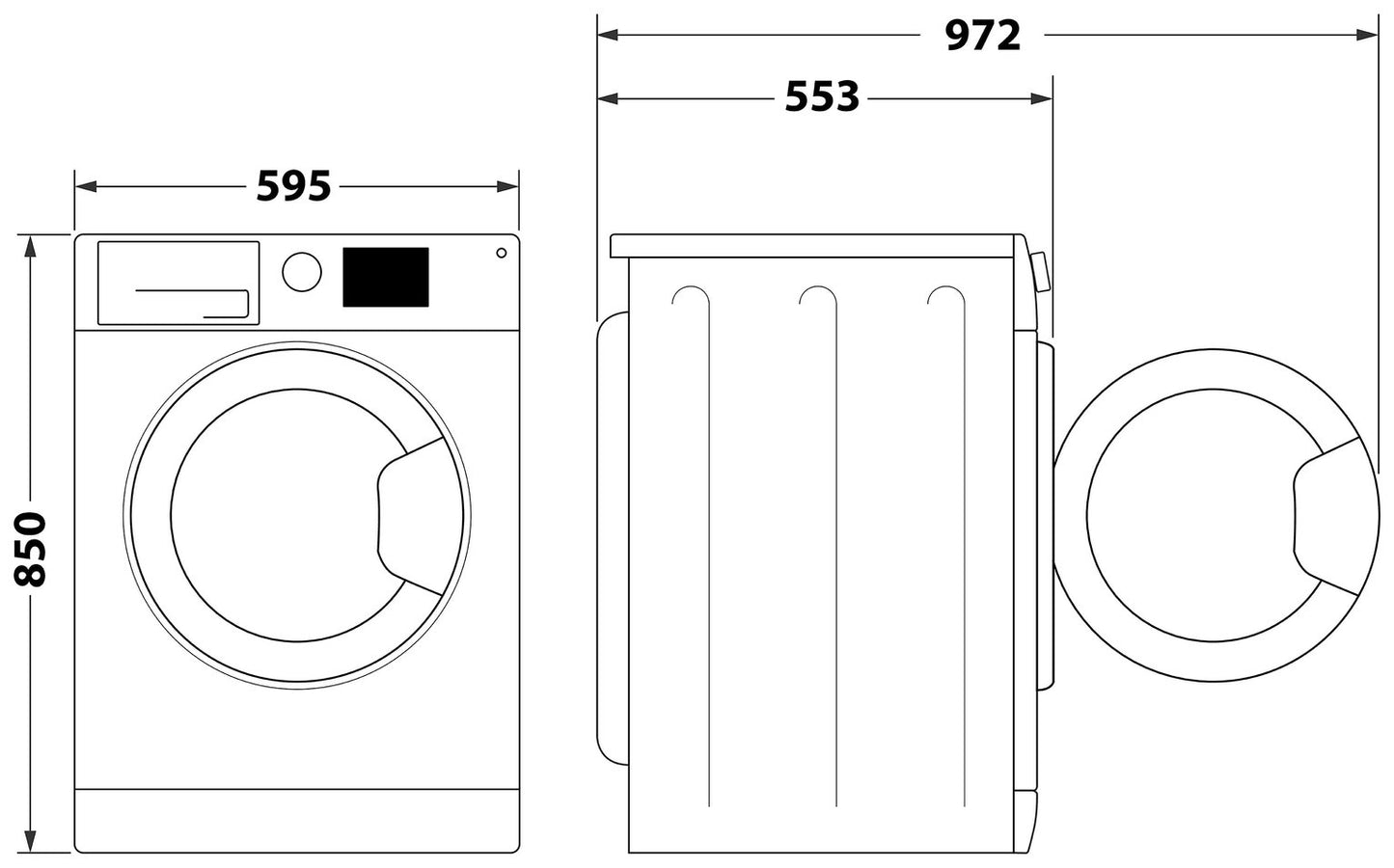 Indesit MTWC71252WUK 7KG 1200 Spin Washing Machine - White