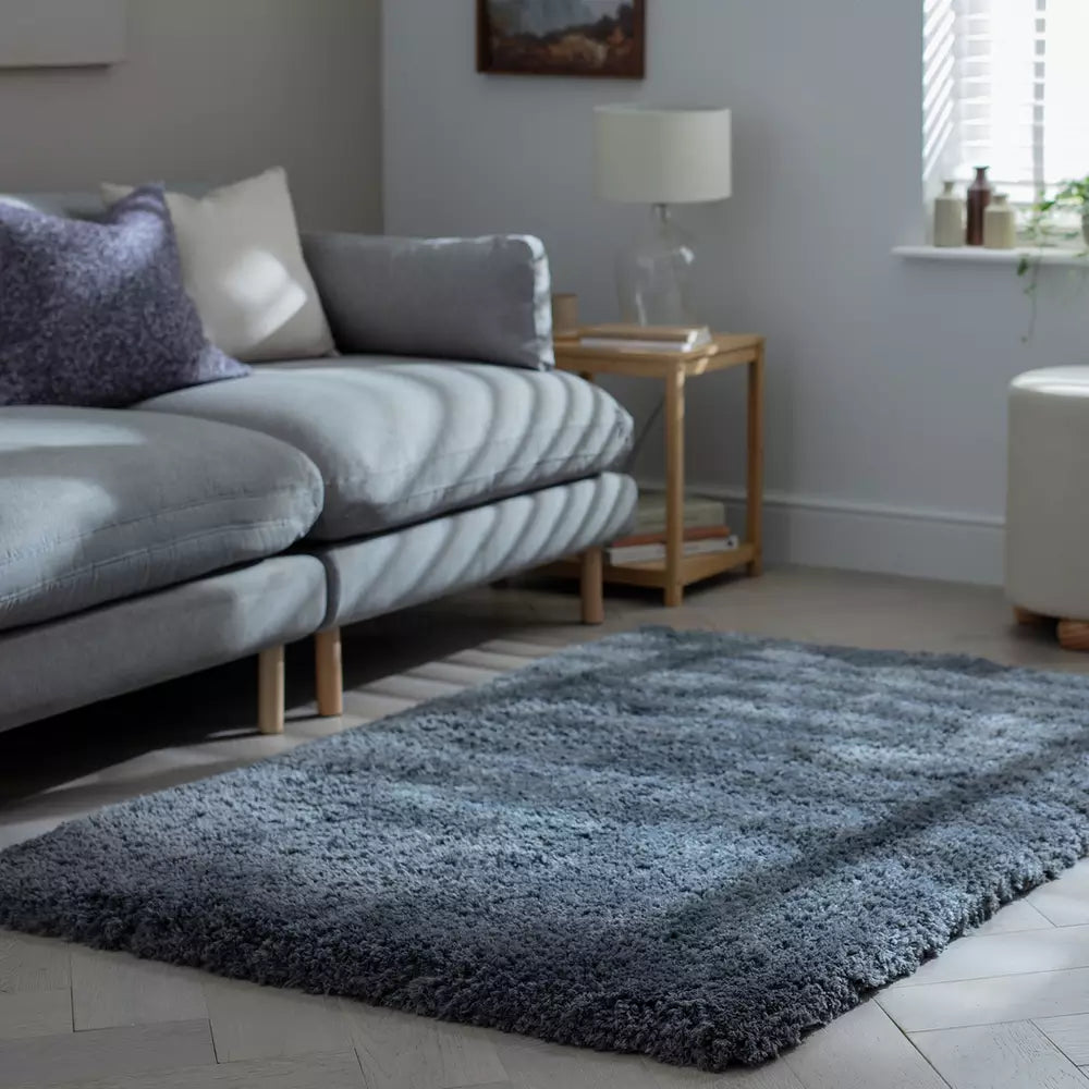 Habitat Airmaster Plain Charcoal Shaggy Rug -120x170cm