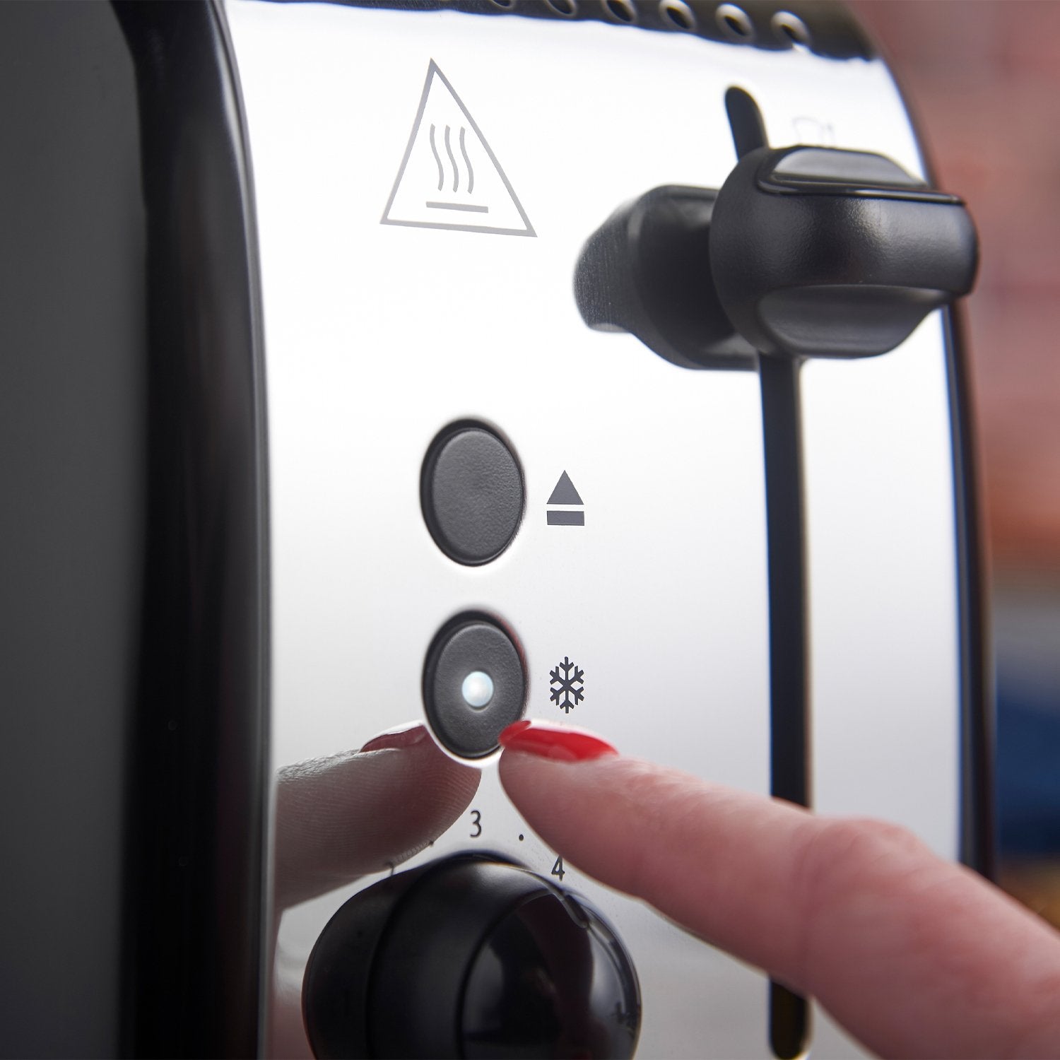 Russell Hobbs Stainless Steel 2 Slice Black Toaster 26550